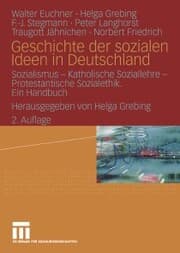 Cover von Geschichte der sozialen Ideen in Deutschland
