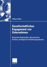 Cover von Gesellschaftliches Engagement von Unternehmen