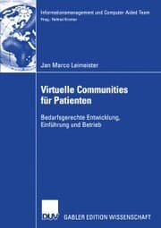 Cover von Virtuelle Communities für Patienten