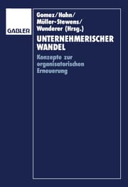Cover von Unternehmerischer Wandel