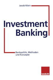 Cover von Investment Banking