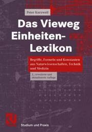 Cover von Das Vieweg Einheiten-Lexikon