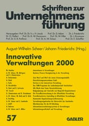 Cover von Innovative Verwaltungen 2000