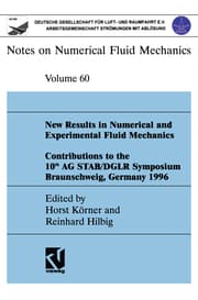 Cover von New Results in Numerical and Experimental Fluid Mechanics