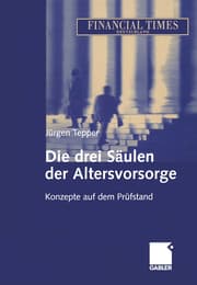 Cover von Die drei Säulen der Altersvorsorge