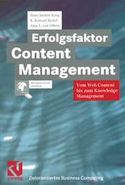 Cover von Erfolgsfaktor Content Management