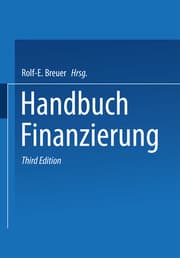 Cover von Handbuch Finanzierung