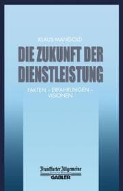 Cover von Die Zukunft der Dienstleistung