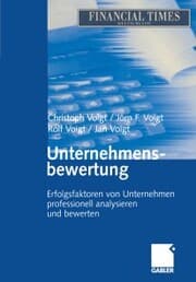 Cover von Unternehmensbewertung