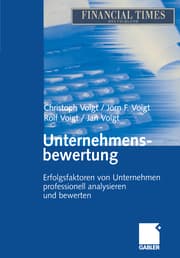 Cover von Unternehmensbewertung