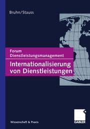 Cover von Internationalisierung von Dienstleistungen