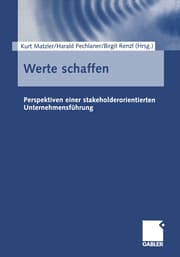 Cover von Werte schaffen