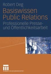 Cover von Basiswissen Public Relations