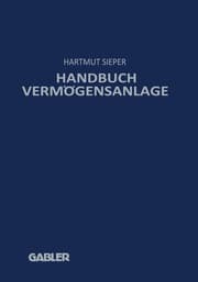 Cover von Handbuch Vermögensanlage