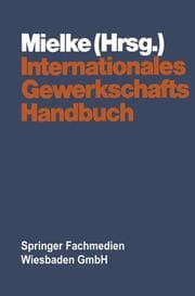 Cover von Internationales Gewerkschaftshandbuch