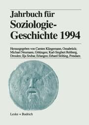 Cover von Jahrbuch für Soziologiegeschichte 1994