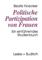 Cover von Politische Partizipation von Frauen
