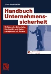 Cover von Handbuch Unternehmenssicherheit