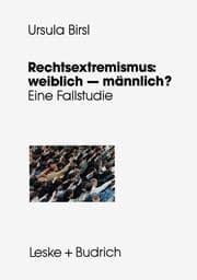 Cover von Rechtsextremismus: weiblich männlich?