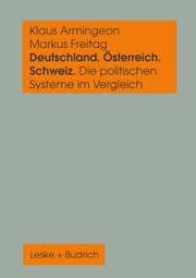 Cover von Deutschland, Österreich und die Schweiz.Die politischen Systeme im Vergleich