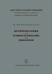 Cover von Betriebslehre und Schriftverkehr der Drogerie