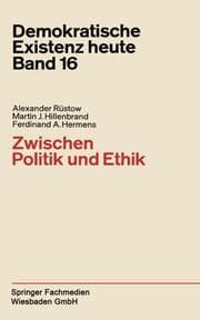 Cover von Zwischen Politik und Ethik