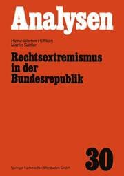 Cover von Rechtsextremismus in der Bundesrepublik
