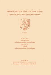 Cover von Der Ultraschall und seine technischen Anwendungen / Infrarot und seine technischen Anwendungen