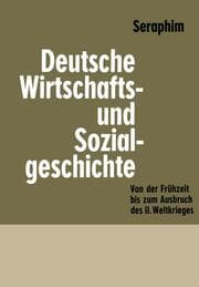 Cover von Deutsche Wirtschafts- und Sozialgeschichte