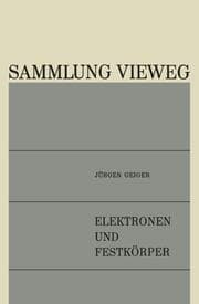 Cover von Elektronen und Festkörper