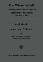 Cover von Vergleichende Mond- und Erdkunde