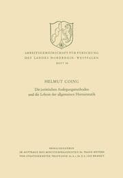 Cover von Die juristischen Auslegungsmethoden und die Lehren der allgemeinen Hermeneutik