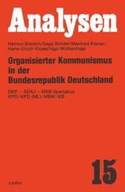 Cover von Organisierter Kommunismus in der Bundesrepublik Deutschland