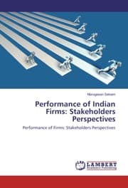 Cover von Performance of Indian Firms: Stakeholders Perspectives