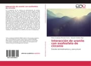 Cover von Interacción de uranilo con oxofosfato de circonio