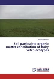 Cover von Soil particulate organic matter contribution of hairy vetch ecotypes