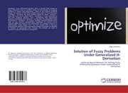 Cover von Solution of Fuzzy Problems Under Generalized H-Derivation