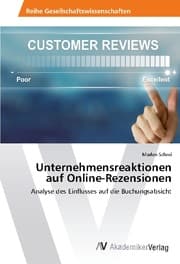 Cover von Unternehmensreaktionen auf Online-Rezensionen