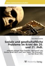Cover von Soziale und gesellschaftliche Probleme im Krimi des 20. und 21. Jhdt.
