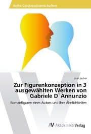 Cover von Zur Figurenkonzeption in 3 ausgewählten Werken von Gabriele D'Annunzio