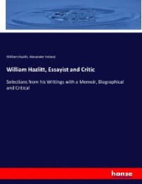 Cover von William Hazlitt, Essayist and Critic