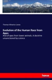 Cover von Evolution of the Human Race from Apes