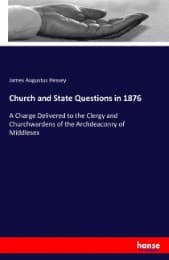 Cover von Church and State Questions in 1876