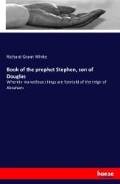 Cover von Book of the prophet Stephen, son of Douglas