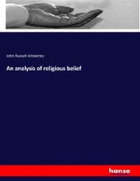 Cover von An analysis of religious belief