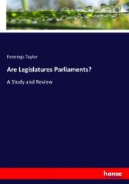 Cover von Are Legislatures Parliaments?