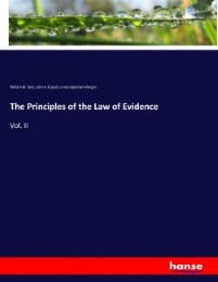 Cover von The Principles of the Law of Evidence