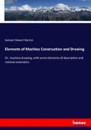 Cover von Elements of Machine Construction and Drawing