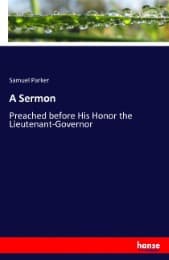 Cover von A Sermon