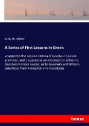 Cover von A Series of First Lessons in Greek